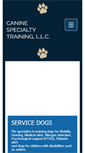 Mobile Screenshot of caninespecialty.org